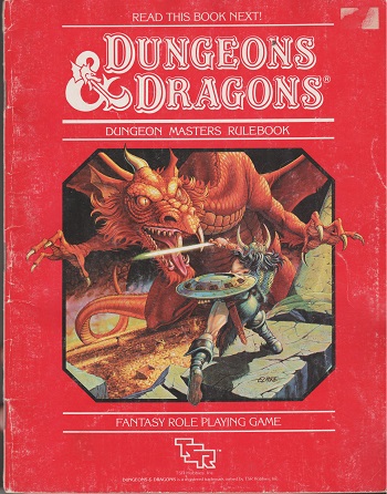 DnD 1st Edition Dungeon Masters Rule Book
